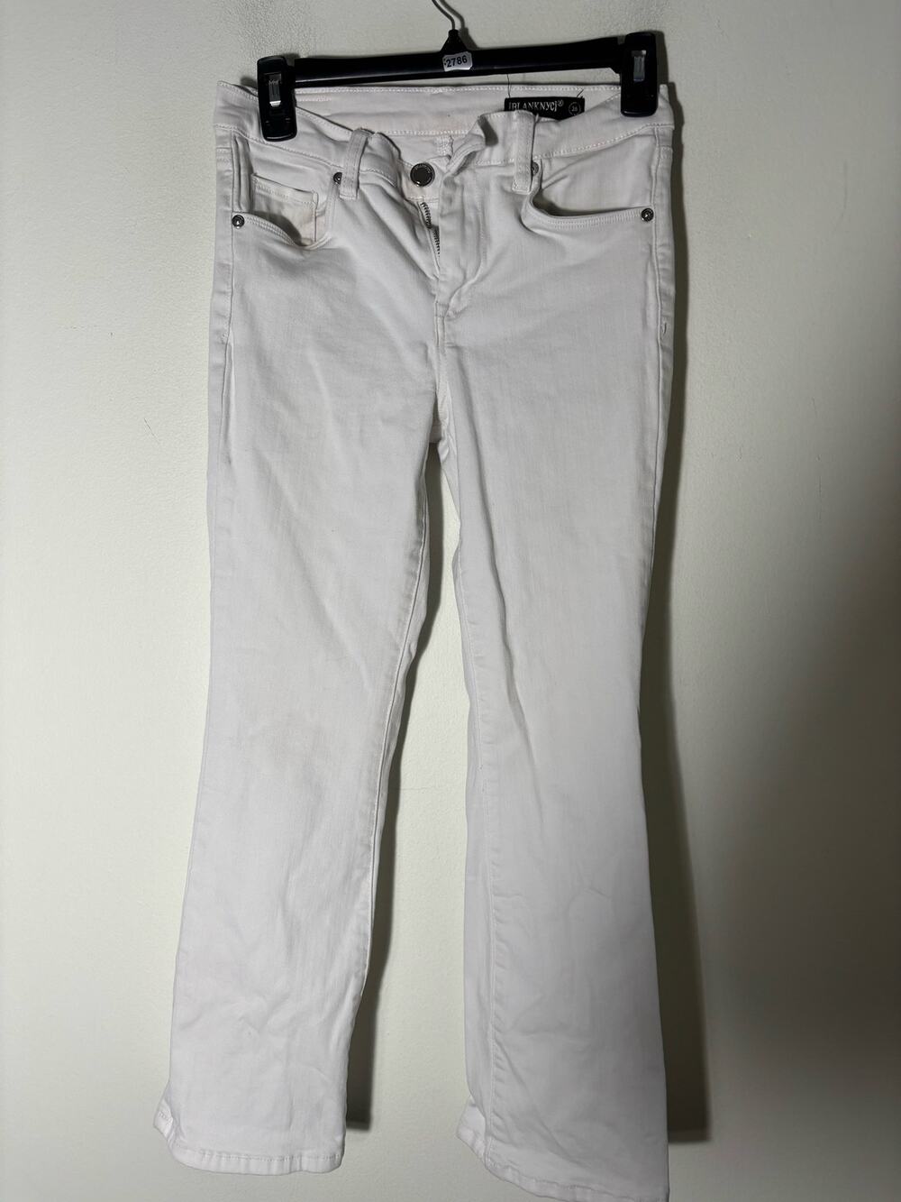 Blank NYC The Varick White Denim Sz 26